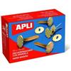 Apli-Agipa APLI 12288 - Confezione da 100 clip parigine con occhielli, 50 mm