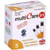 BIOCHEMICAL SYSTEM INTERN. Test Trigliceridi Multicare In Strisce Con Aspirazione Capiillare 5 Pezzi