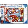 Ravensburger - Marvel Iron Man, Puzzle Bambini 6+ Anni, 100 Pezzi XXL | Puzzle XXL da 100 pezzi di Marvel Iron Man, educativo e divertente, ideale come regalo originale per bambini dai 6 anni.