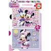 Educa - Puzzle Minnie Mouse | 2x48 pezzi Puzzle Set | Minnie Daisy, Disney Bambina | dai 4 anni (19674)