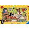 Ravensburger Puzzle per bambini Ravensburger - 06151 La piccola talpa e i suoi amici - puzzle a cornice per bambini dai 3 anni in su, con 15 pezzi