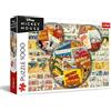 Trefl - Disney, Topolino in Cartone Animato - Puzzle 1000 Pezzi - Puzzle a Fumetti di Topolino, per Adulti e Bambini dai 14 anni
