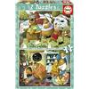 Educa - Puzzle Storie nel Bosco | 2x20 pezzi Puzzle Set | Animali Bosco, Bambini | dai 3 anni (19686)