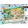 Nathan - Puzzle per bambini - 45 pezzi - Allo zoo (cerca e trova) - Bambina o bambino a partire dai 5 anni - Puzzle di alta qualità - Cartone spesso e robusto - Animali - 86152