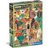Clementoni - Puzzle 1000 Pezzi per Adulti e Ragazzi, Special Series, Tema Massimalismo Animals & Botanics, Compact Box con Poster Incluso, Idea Regalo Uomo e Donna, Made in Italy, 70x50 cm, 37073