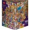 Heye Masked Ball - Puzzle triangolare, 1500 pezzi, colore: argento, 60 x 80 cm