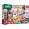 Trefl - La famiglia Treflik, ispirata alla fantasia - Unicorno nel Paese dei Dolci - 100 pezzi - Puzzle colorati pieni di magia, intrattenimento creativo, divertimento per bambini dai 5 anni in su