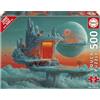 Educa - Puzzle 500 pezzi per adulti | Pianeta di fuoco e ghiaccio. Include colla Fix Puzzle. Dimensioni: 48 x 34 cm. Da 11 Anni (20236)
