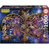 Educa - Puzzle 1000 pezzi Costellazioni (Neon) | Puzzle spazio | Misura 68x48 cm | Brilla al buio | Per adulti 14+ (19561)
