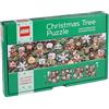 Chronicle Books LEGO Christmas Tree Puzzle: Four Connecting 100-Piece Puzzles