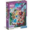 Clementoni - Puzzle 1000 Pezzi per Adulti e Ragazzi, Tema Disney Alice in Wonderland con Poster Incluso, Compact Box, Idea Regalo Uomo e Donna, Made in Italy, 70x50 cm, 39952