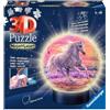 Ravensburger Puzzle 3D 11843 - Luce notturna a forma di cavalli sulla spiaggia, 72 pezzi, dai 6 anni in su, lampada da comodino a LED con meccanismo di pettegolezzo