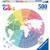 Ravensburger - Puzzle 500 Pezzi Mandala | Puzzle Per Adulti 500 Pezzi | Puzzle Adulti Per Bambini Dai 14 Anni In Su | Regalo Compleanno Per Bambini Dai 14 Anni In Su | Misure 52x52cm