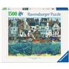 Ravensburger - Puzzle 1500 Pezzi Habour Of Wonders | Puzzle Per Adulti 1500 Pezzi | Puzzle Adulti Per Bambini Dai 14 Anni In Su | Regalo Compleanno Per Bambini Dai 14 Anni In Su | Misure 80x60cm