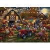 Schmidt 58048 Disney, Topolino & Minnie Pumpkin Festival, Thomas Kinkade, 1000 pezzi puzzle