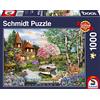 Schmidt 58985 Lake House, puzzle 1000 pezzi
