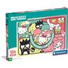 Clementoni - Puzzle 104 Pezzi Supercolor Hello Kitty, per Bambini 6+ Anni | Illustrazione Sanrio Hello Kitty and Friends, Idea Regalo, Made in Italy, 48,5x33,5 cm, 27576