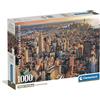 Clementoni - Puzzle 1000 Pezzi per Adulti e Ragazzi, Collection, Tema New York, Poster Incluso, Compact Box, Idea Regalo Made in Italy, 70x50 cm, 39944