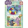 Educa - Puzzle Disney Stitch | 2x100 pezzi Puzzle Set | Lilo e Stitch, Disney Bambini | dai 6 anni (19998)