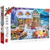 Trefl - Winter Time - Puzzle da 1000 pezzi - Scena invernale in montagna, per adulti e bambini dai 14 anni in su