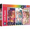 Trefl - Rainbow High, Bambole Arcobaleno - Puzzle 100 Elementi - Puzzle colorato con personaggi delle fiabe Rainbow High, Intrattenimento creativo, Divertimento per bambini dai 5 anni