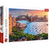 Trefl - Sydney, Australia - Puzzle 1000 Elementi - Panorama Della Città, Baia Pittoresca, Puzzle Fai Da Te, Creativo, Divertimento, Puzzle Classico per Adulti e Bambini dai 12 Anni In Su