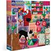 Eeboo - Puzzle da 1000 pezzi Pets in The Kitchen - Puzzle per adulti 1000 pezzi in cartone - Dimensioni 58,5 cm x 58,5 cm