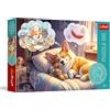 Trefl - Corgi nel Paese dei Sogni - 60 pezzi - Puzzle colorati con animali, intrattenimento creativo, divertimento per bambini dai 4 anni in su