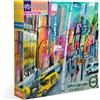 eeBoo Puzzle per adulti 1000 Pezzi-Illustrazione di Times Square-in cartone riciclato-PZTTMS
