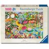 Ravensburger - Puzzle 1000 Pezzi Piccolo Mondo del Giardino, Adulti 70x50cm | Il Piccolo Mondo del Giardino, puzzle 1000 pezzi, 70x50 cm, adulti 14+, collezione Meravigliosa Illustrazione, idea regalo.