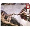 Educa - Puzzle da 1000 pezzi per adulti | La Creazione di Adamo | Dimensioni: 68 x 48 cm | Età 14+ (20579)