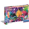 Clementoni - 20191 - Supercolor Puzzle Brilliant - Trolls 3-104 Pezzi - Puzzle Bambini 6 Anni, Puzzle Cartoni Animati - Made In Italy