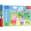 Trefl 17356 Divertimento con gli amici, Peppa Pig 60 pezzi, per bambini dai 4 anni in su, puzzle