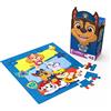 Spin Master Games PAW Patrol - 48 pezzi puzzle in simpatica confezione regalo con orecchio Chase Marshall Skye Everest Rubble Ryder PAW Patrol puzzle