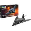 Revell -F-117, Stealth Fighter Modellino Aereo, 03899, Multicolore, 1:72 Scale
