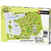 Nathan - Puzzle per bambini - 100 pezzi - Mappa della Francia - Ragazza o bambino a partire dai 6 anni - Puzzle di alta qualità - Cartone spesso e resistente - Geografia - 86732