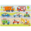 Goki Steckpuzzle Fahrzeuge: 30 x 21 x 2,4 cm, Holz, 8 Teile, per Stück