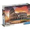 Clementoni - Puzzle 1000 Pezzi per Adulti e Ragazzi, Collection, Tema Tramonto Romano, con Poster Incluso, Compact Box, Idea Regalo Uomo e Donna, Made in Italy, 70x50 cm, 39985