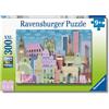 Ravensburger - Puzzle Seuropa colorata, 300 Pezzi XXL, Età Raccomandata 9+ Anni