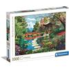 Clementoni Collection Puzzle 1000 Pezzi per Adulti e Ragazzi, Illustrazione Paesaggio Orientale Fuji Garden di Dominic Davison, Idea Regalo, Made in Italy, 70x50 cm, 39513