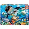 Educa - Puzzle Meerestiere Selfie | 100 pezzi Puzzle | Animali Mare Divertenti, Bambini | dai 6 anni (18062)