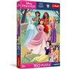 Trefl - Una festa incantevole - 160 pezzi - Puzzle colorati con i personaggi della fiaba, da comporre, poster esclusivo incluso, divertimento creativo per bambini dai 6 anni in su