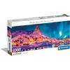 Clementoni Collection - Puzzle 1000 Pezzi Panorama per Adulti e Ragazzi, Colourful Night Over Lofoten Islands, Idea Regalo, Made in Italy, 98x33 cm, Poster Incluso, 39870
