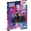 Clementoni - Puzzle per Bambini 300 Pezzi Super, per Bambini 9+ Anni, Illustrazione con Personaggi della Serie KPop Demon Hunters, Idea Regalo, Made in Italy, 33,5x48,5 cm, 21760