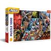 Trefl - Marvel The Avengers, Eroi - 1000 pezzi - Puzzle con Supereroi, Puzzle Classico per Adulti e Bambini dai 14 anni