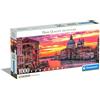Clementoni Collection - Puzzle 1000 Pezzi Panorama per Adulti e Ragazzi, The Grand Canal Venezia, Idea Regalo, Made in Italy, 98x33 cm, Poster Incluso, 39878