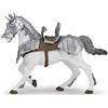 Papo - Statuetta Cavallo in Armatura Realistica - 3 Anni + - Collezione Fantastico & Medievale - Gioco Creativo Cavalieri - Idea Regalo Giocattolo Bambina Bambino