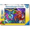Ravensburger - Puzzle XXL Dinosauri Spaziali | Puzzle 8 Anni In Su | Puzzle Bambini Da 200 Pezzi In Regalo | Regalo Bambino 8 Anni 49 X 36 Cm | Puzzles Ravensburger