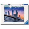 Ravensburger - Puzzle 2000 Pezzi Brooklyn a Manhattan, Adulti 14+ 98x75cm | Puzzle Da Brooklyn a Manhattan da 2000 pezzi, 98x75 cm, per adulti 14+, collezione 2000 pezzi e ideale come idea regalo.