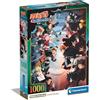 Clementoni - Puzzle 1000 Pezzi per Adulti e Ragazzi, Illustrazione Naruto Shippuden, Idea Regalo, Compact Box, Made in Italy, 50x70 cm, Poster Incluso, 39832